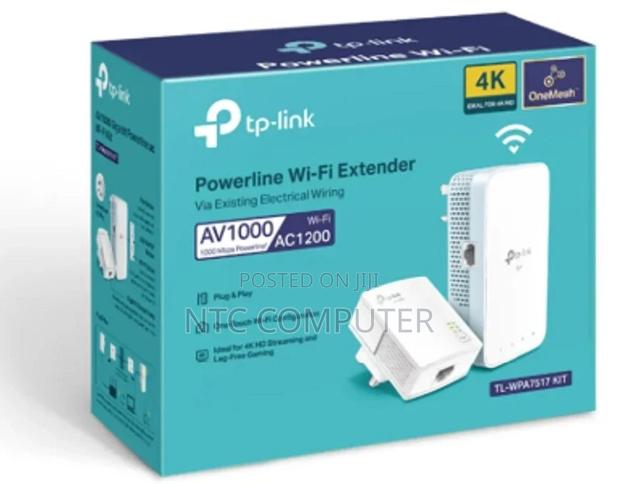 Tp-Link Tl-Wpa7517kit Av1000 Gigabit Powerline Ac Wi-Fi Kit