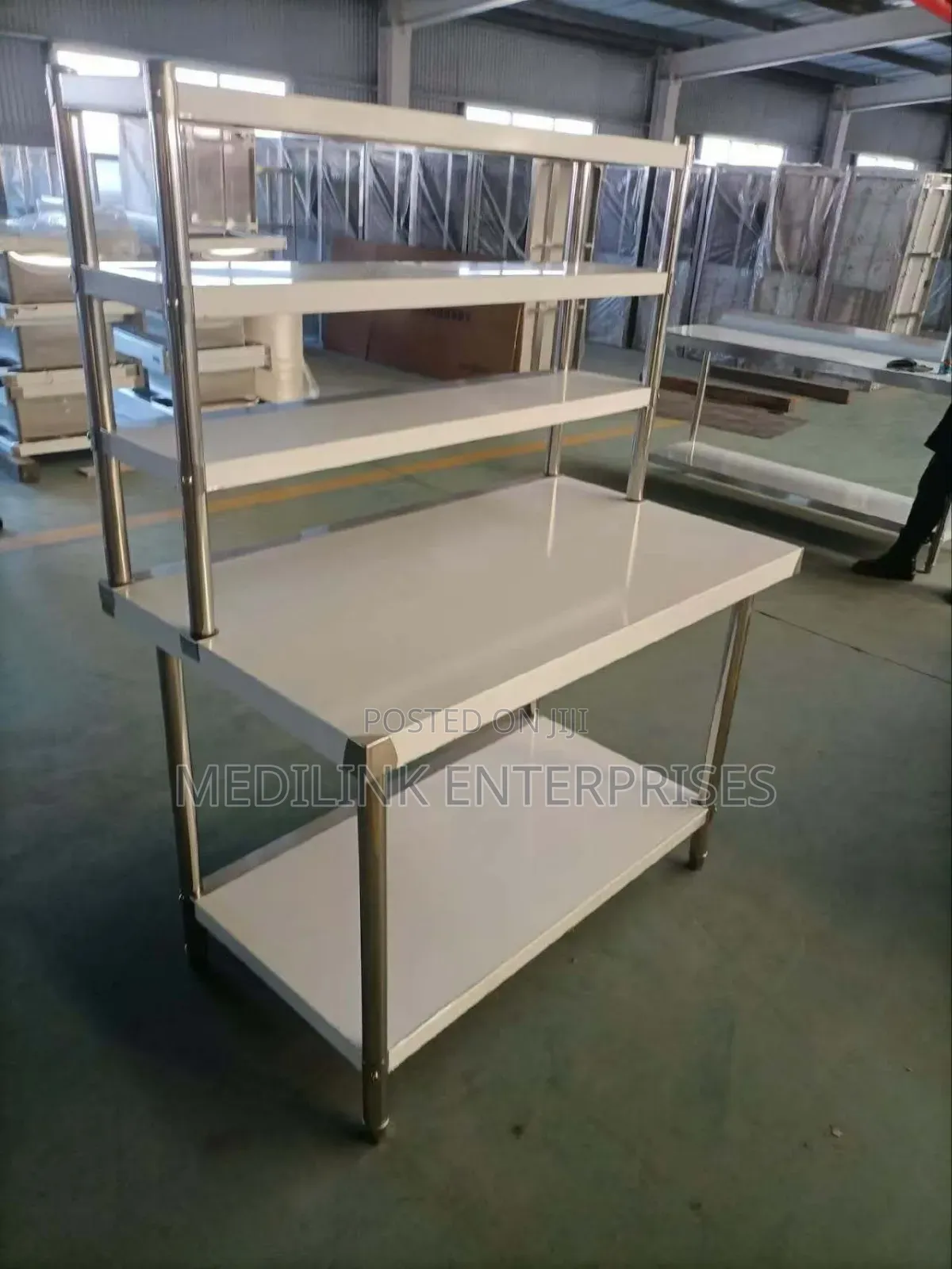 Stainless Combined Working Table and Rack