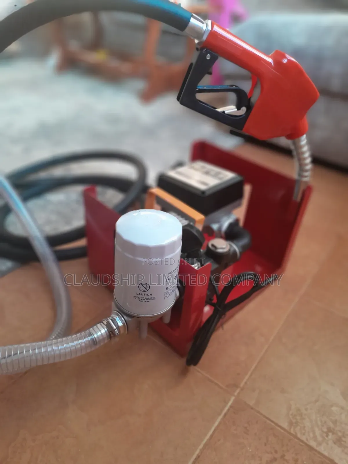 Fuel Transfer Portable Pump + Filter 60lpm | 220v 12v| 550w