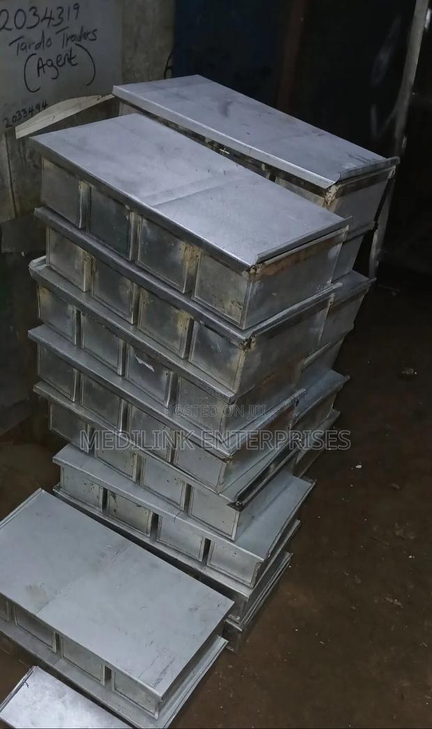 Galvanized 600g Customized Bread Baking Tins