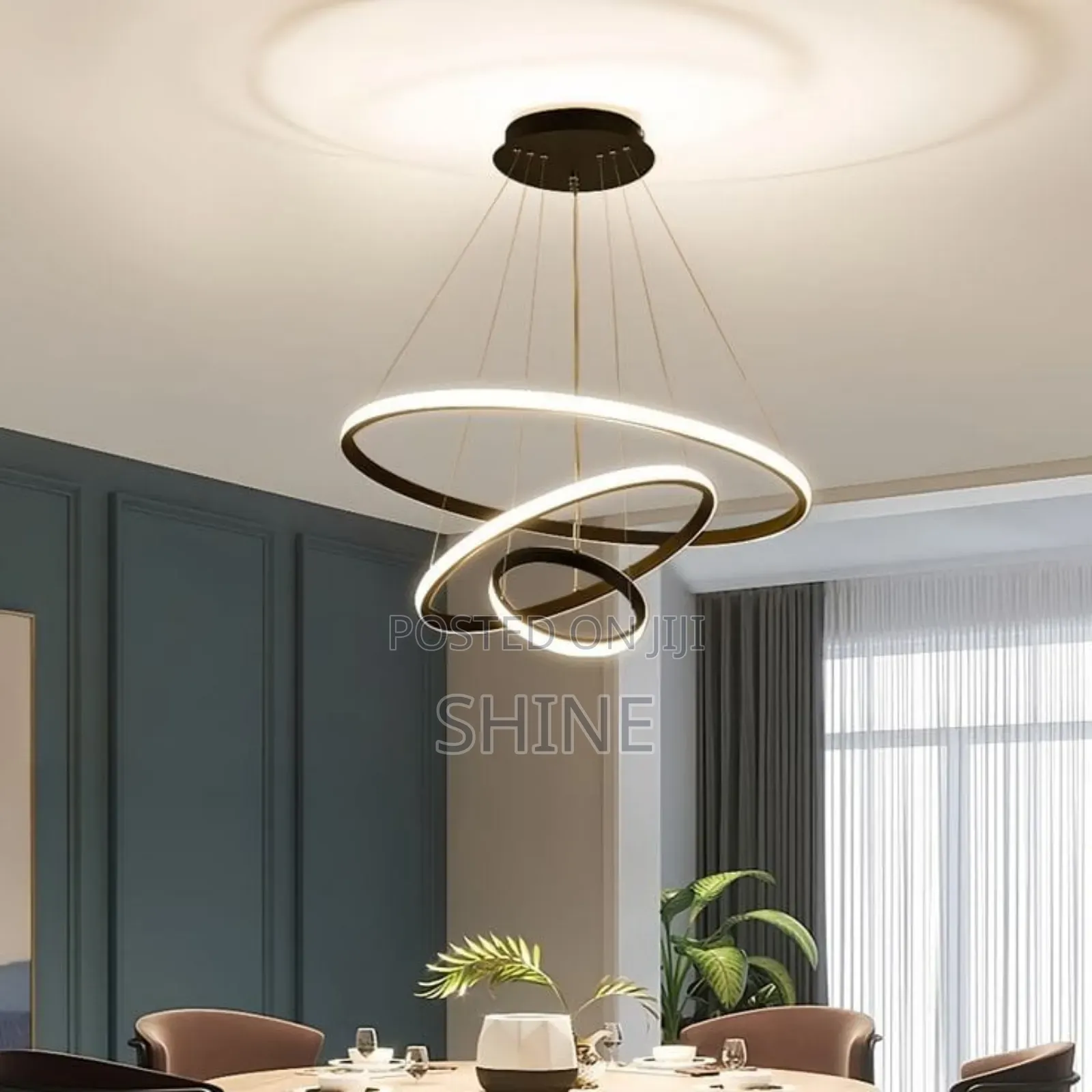 Three Rings 500mm Chandelier