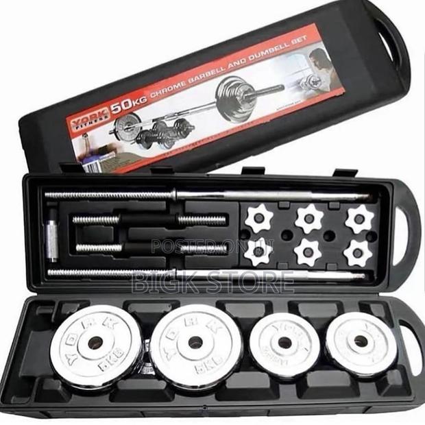 50kgs Dumbell Set, Carrier Dumbbell - main view