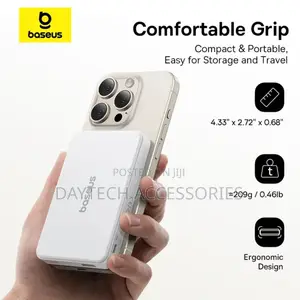 This Is a Baseus Airpow Ii Qi2 Magnetic Power Bank.