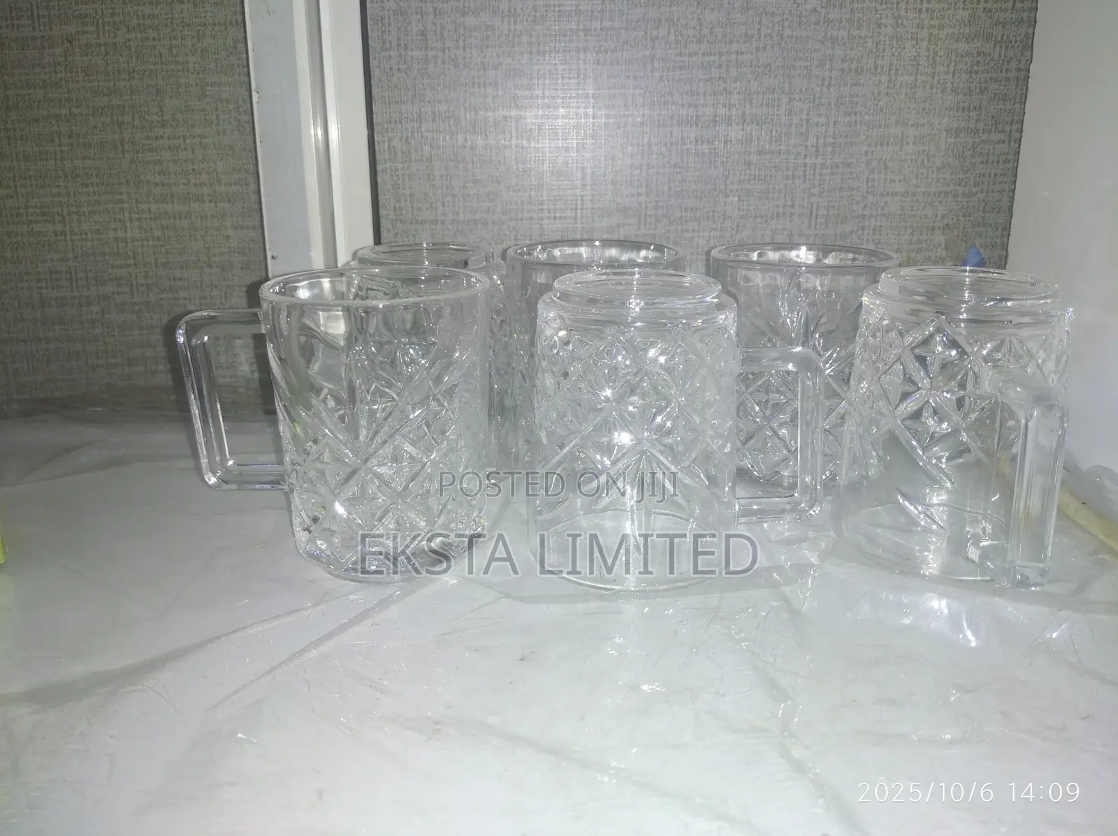 Oria Diamond Cut Tea Set