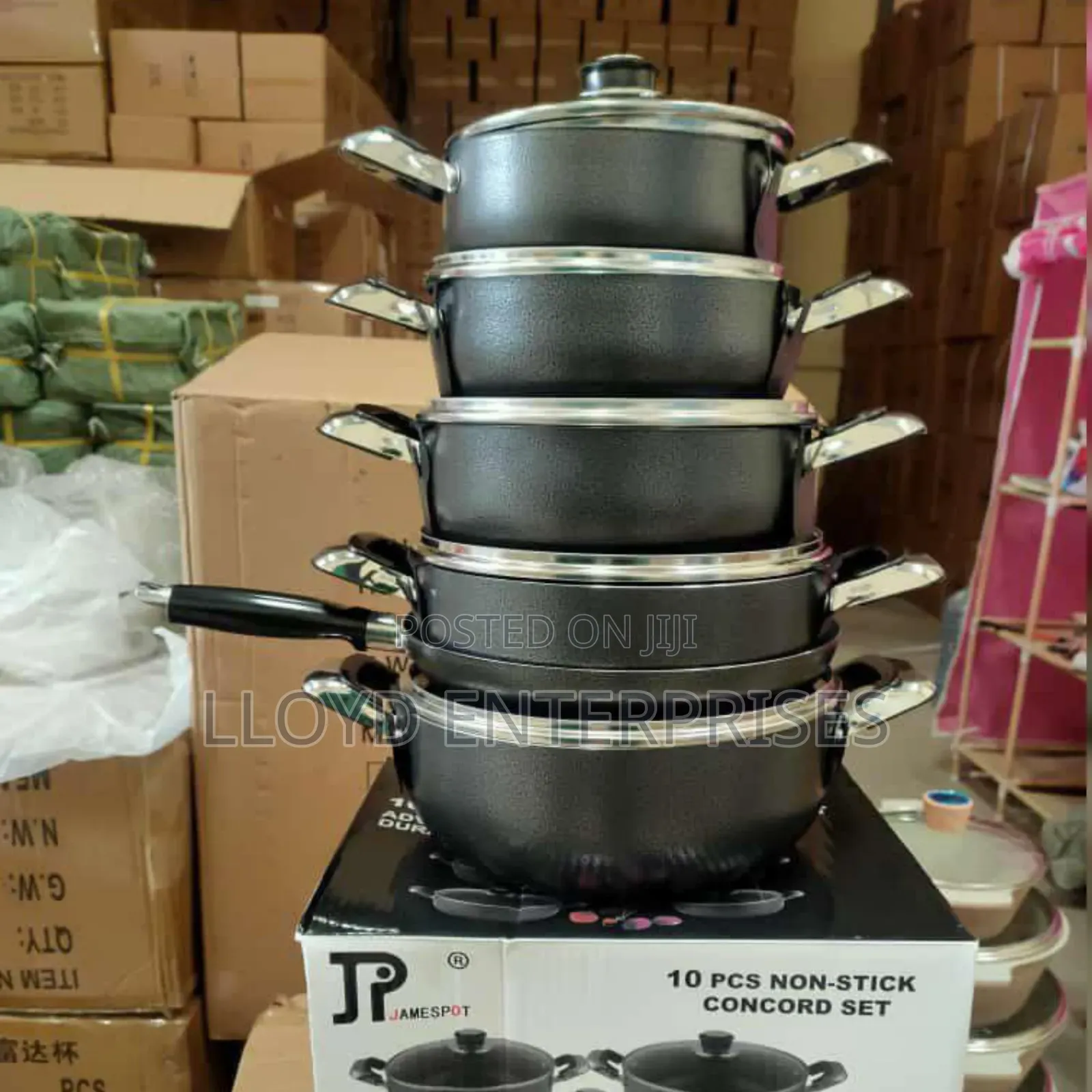 10pcs Concord Jb Cookware Set