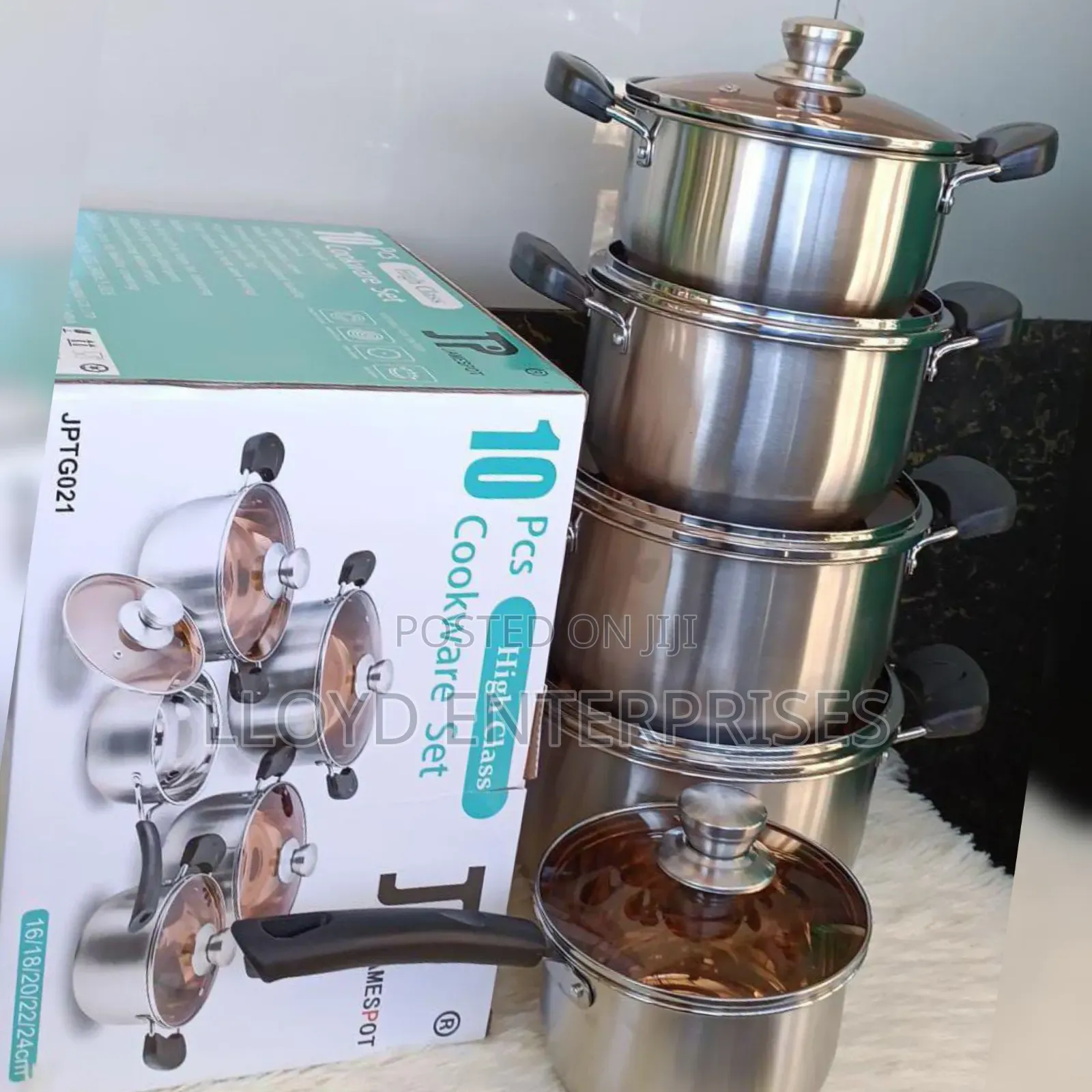 10pcs Induction Enable Jp Cookware Set