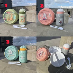Round Cartoon Themed Kids Lunch Pack