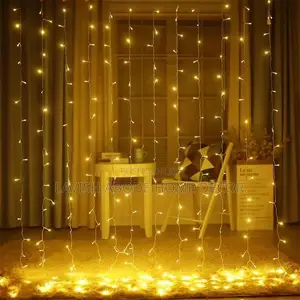 Curtain Lights 3m by 3m Led Fairy Decorative Christmas