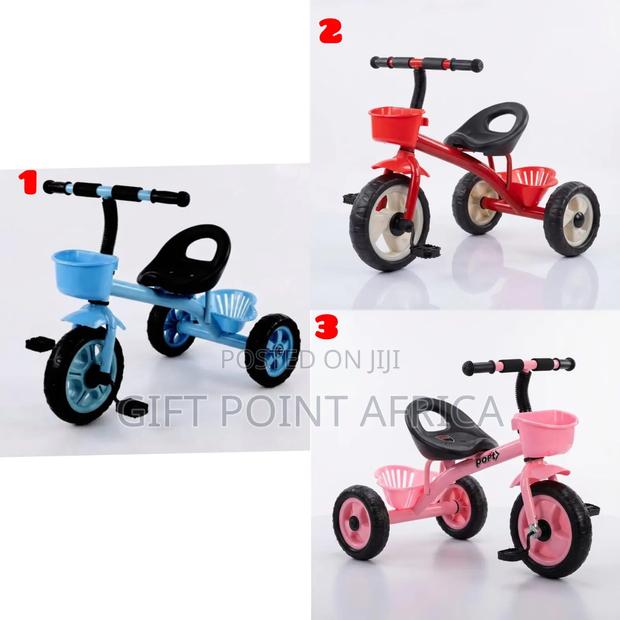Strong Durable Tricycle With Basket  For Kids