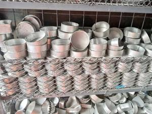 Round Cake Baking Tins Galvanized