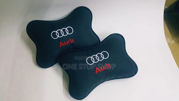 2pcs Audi Branded Neck Support Seat Cushions