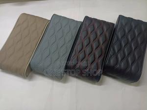 Leather Stitched Design Memory Foam Center Console Cushion - thumbnail 2