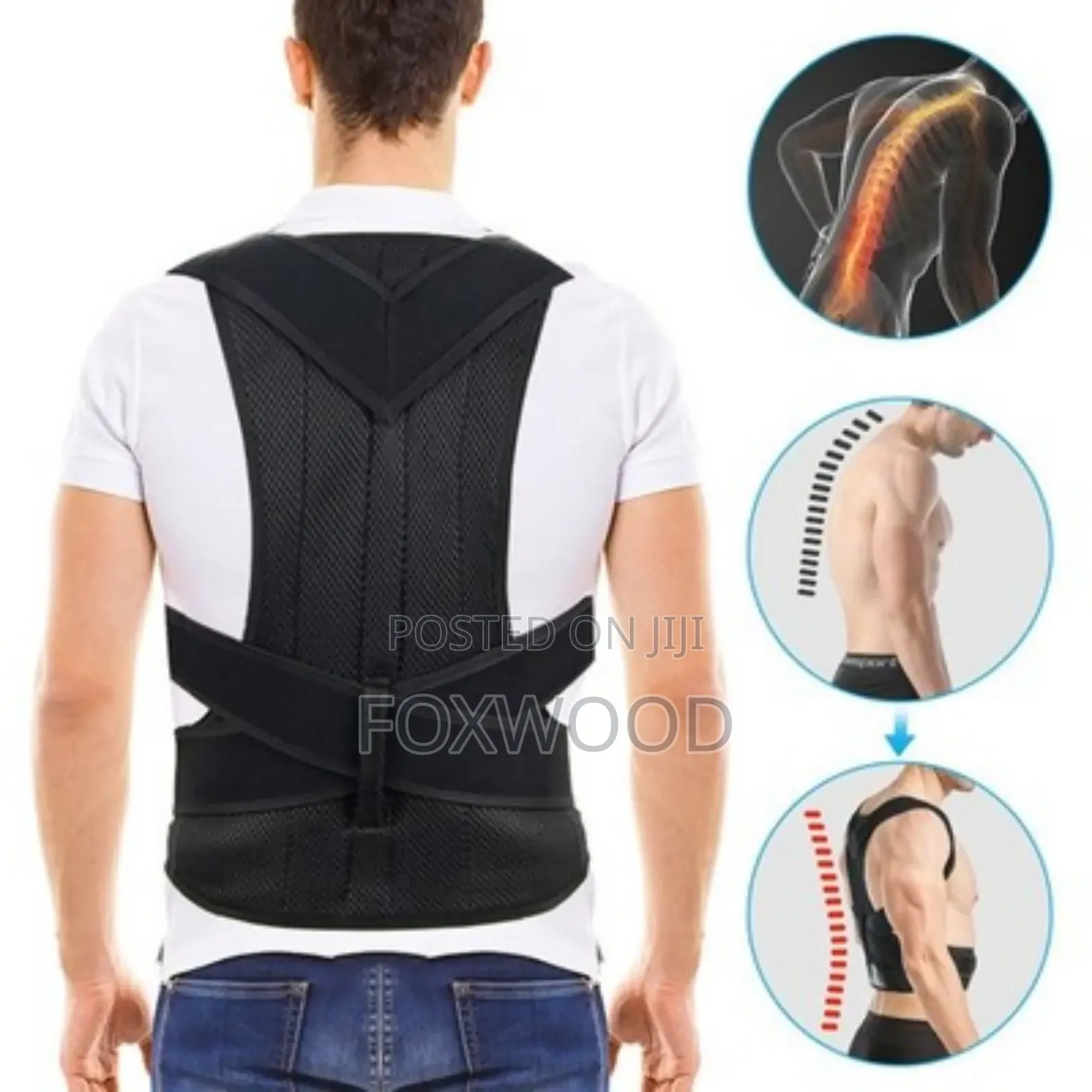 Adjustable Back Brace Posture Corrector Belt