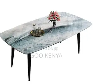 Home Dining Set;4-Seater Modern Rectangular Dining Table and Chair Set
