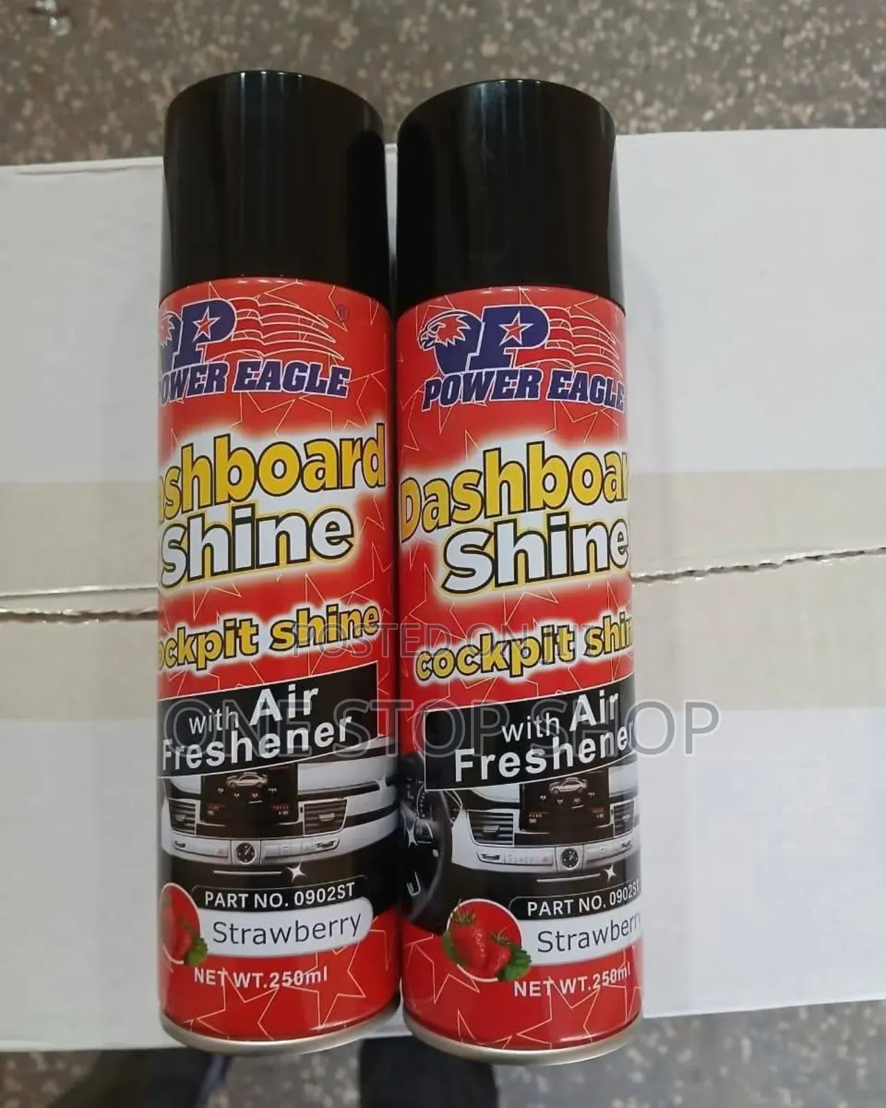 1pc Strawberry Power Eagle Dashboard Shine Cockpit Shine