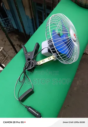 12v Cooling Fan180° Rotating 8inch Clip on Fan
