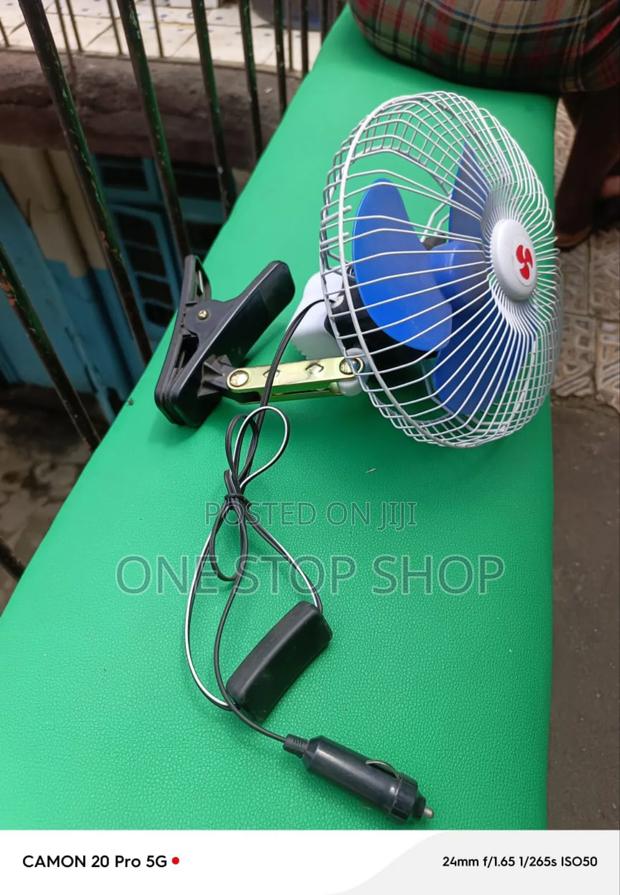 12vfan Blade 8" Cooling Metal Car Fan