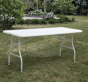Home Table; High-Load Capacity Commercial Rectangular Folding Table - thumbnail 2