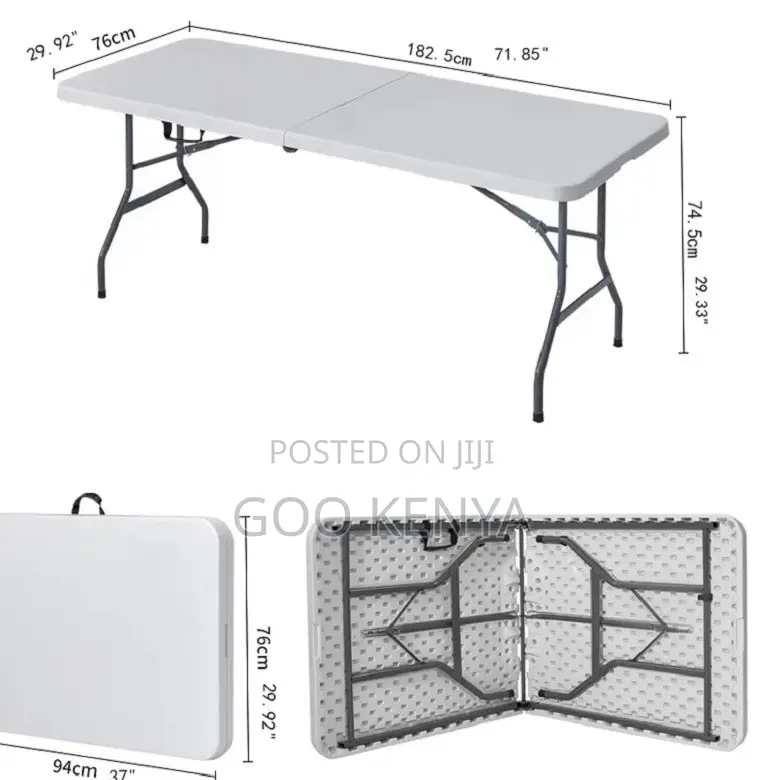Home Table; High-Load Capacity Commercial Rectangular Folding Table