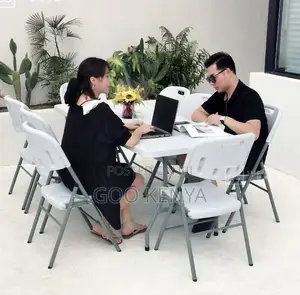 Home Table; High-Load Capacity Commercial Rectangular Folding Table