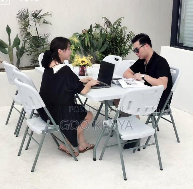 Home Table; High-Load Capacity Commercial Rectangular Folding Table - thumbnail 6