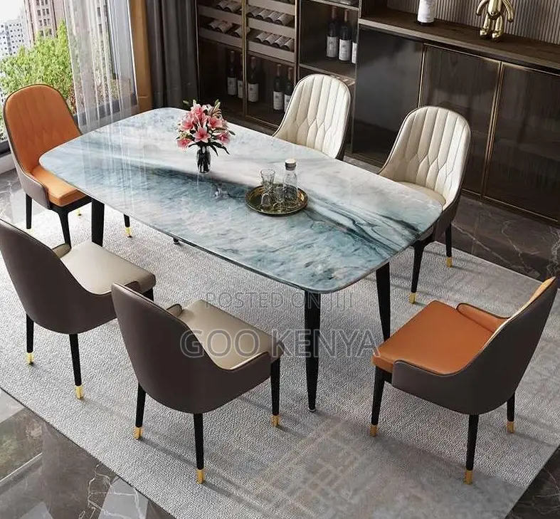 Home Dining Set; Small Apartment Dining Table Set – Rectangular Combo