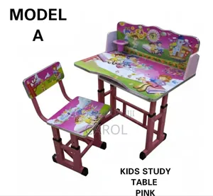 Kids Adjustable Study Table Set