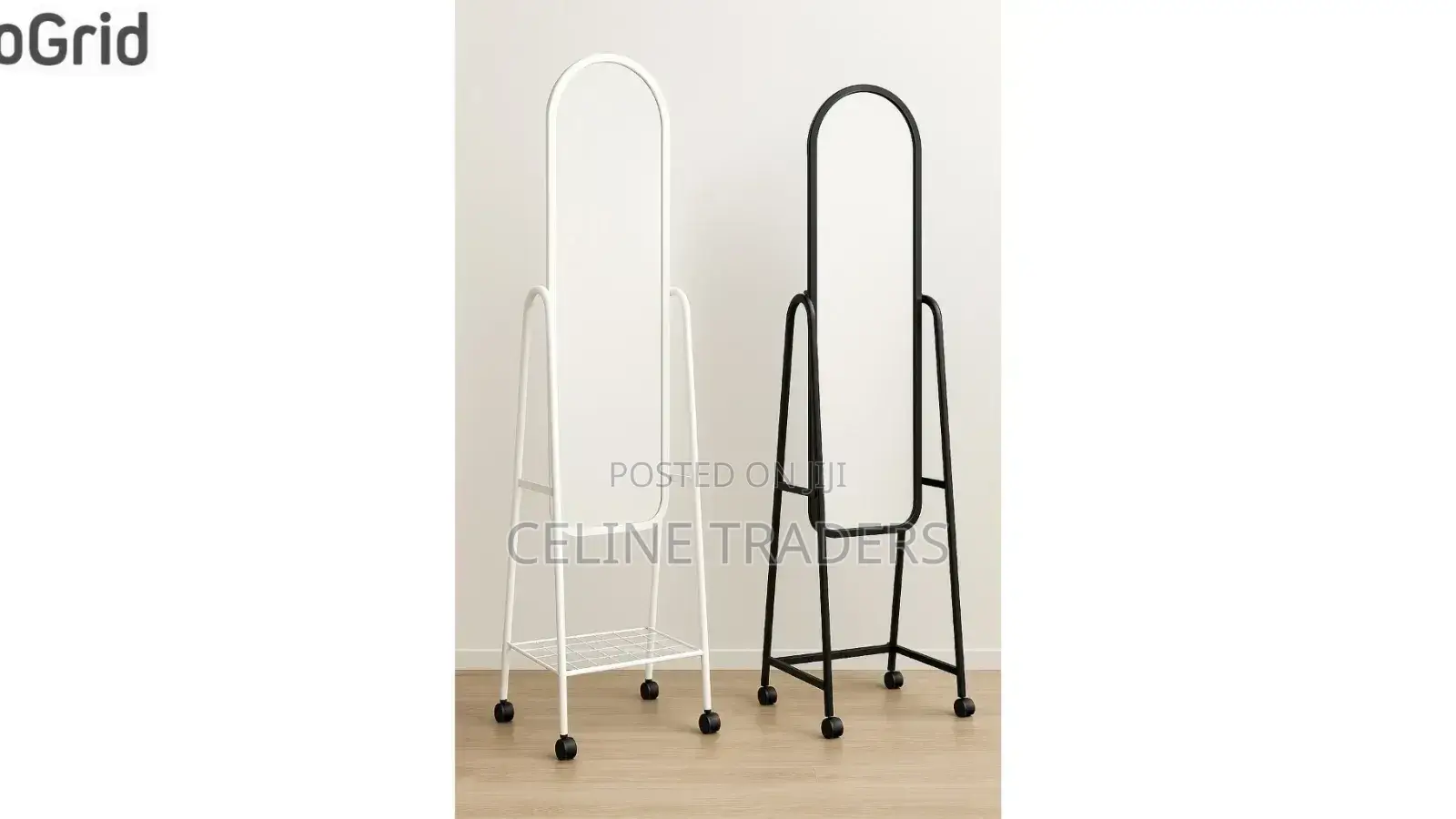 Dressing Mirror 36cm With Wheels