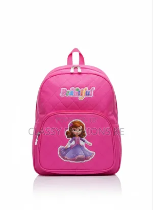 Pink Kids School Bag