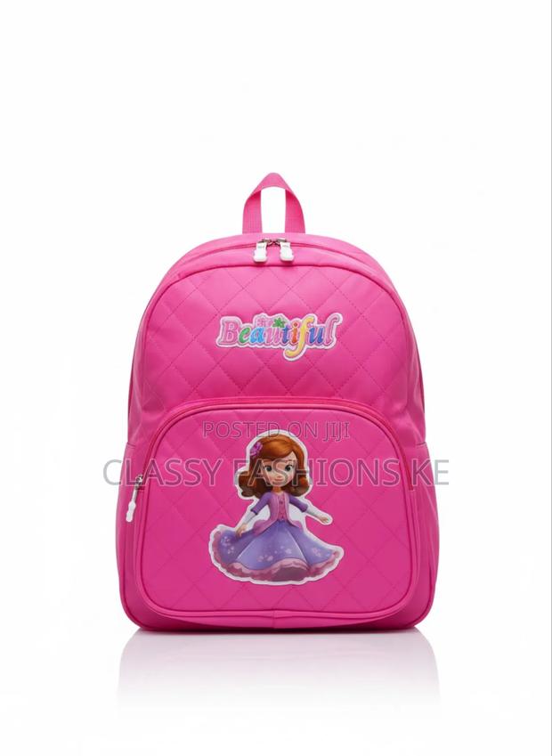 Pink Kids School Bag