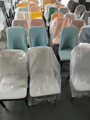 Else Metallic Upholstered Restaurant Chairs