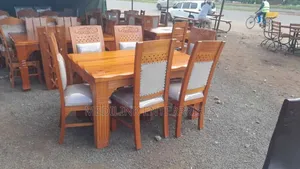 Solid Vanish 6-Seater Dinning Table Set