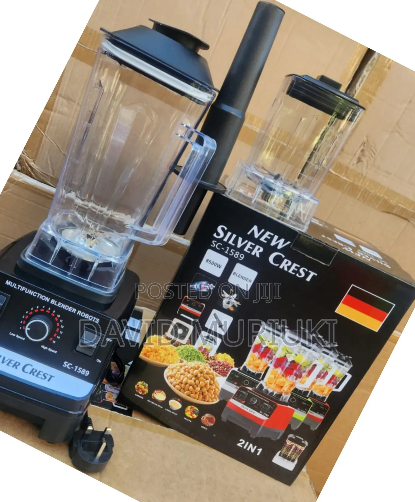 8500 Watts Silver Crest Commercial Blender Model No. Sc-1589
