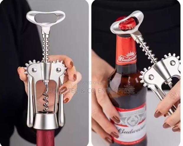 Heavy Duty Stainless Steel Corkscrew Wine Opener