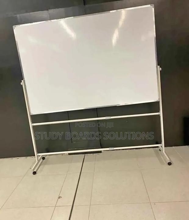 6ft X 4ft Dry Erasable Magnetic Whiteboard With Wheeled Stand - main view
