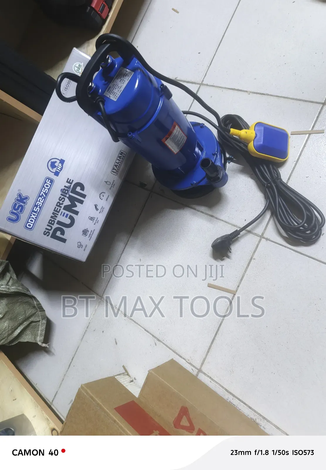 1hp Water Submersible Water Pump With a Float Switch