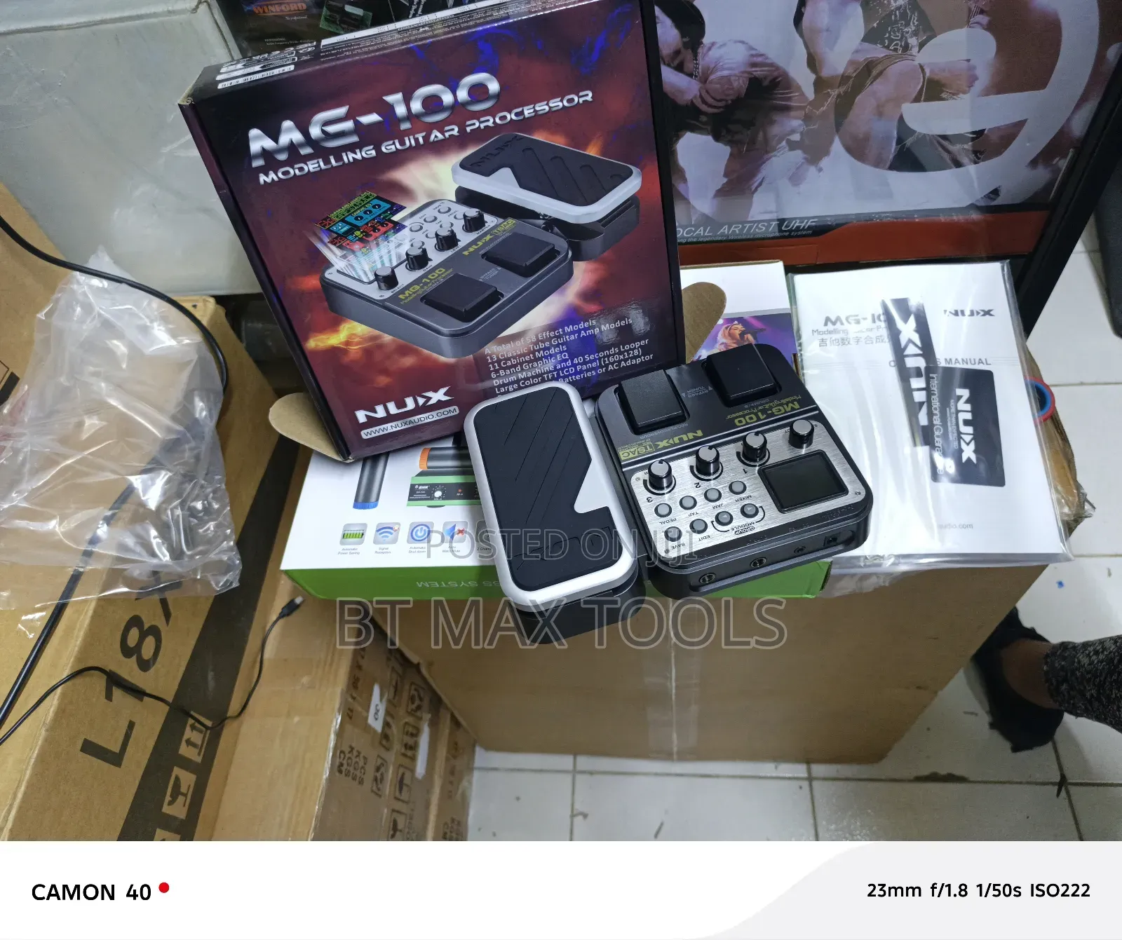 Digital Modeling Guitar Processor Mg 100