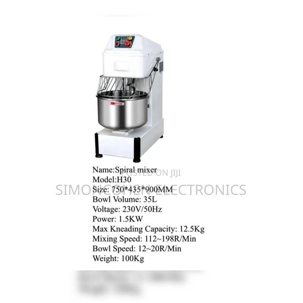 Premier 35l Spiral Mixer - main view