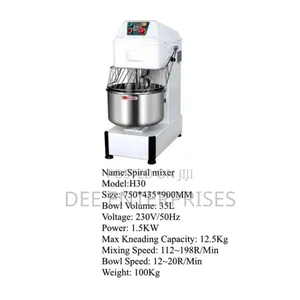 35l Spiral Mixer