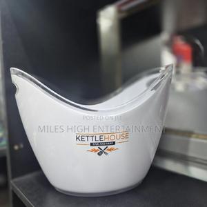 8l Plastic Acrylic Ice Buckets White or Black