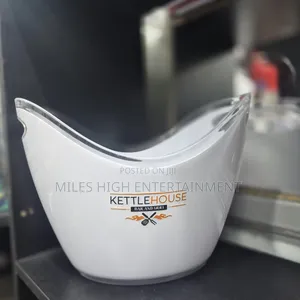 8l Plastic Acrylic Ice Buckets White or Black