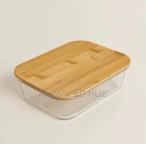 1040ml Glass Lunch/Snack Box With Bamboo Lid