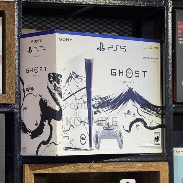 Ps5 Slim 1tb Ghost of Yotei Black Limited Edition Bundle (With Game)