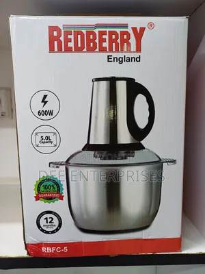5l Redberry Stainless Steel Chopper