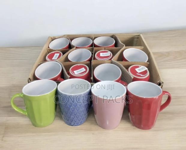 96 Pack New Ceramic Mug Mix Design - main view