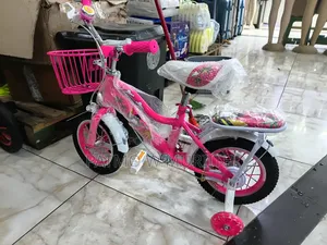 Pink Lady Bike Size 12 With Training Wheels