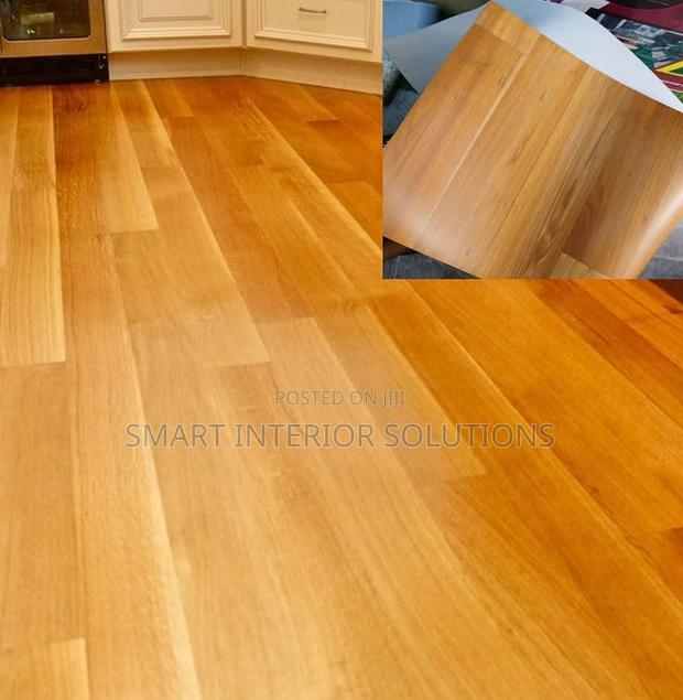 Mkeka Wa Mbao Vinyl Carpet- Natural Look