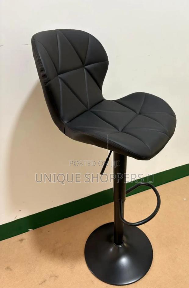 Alden Design Adjustable Counter-Height Faux Leather Modern Bar Stools. - thumbnail 4