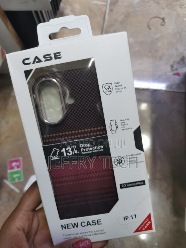 Elevel Magnetic for iPhone 17 Slim Thin Carbon Fiber Pattern Cover - thumbnail 2