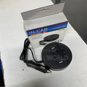 Dual Dc12v/24v to Ac 220v 150w Car Extension -2 Usb 2 Type-C 1 Sockets